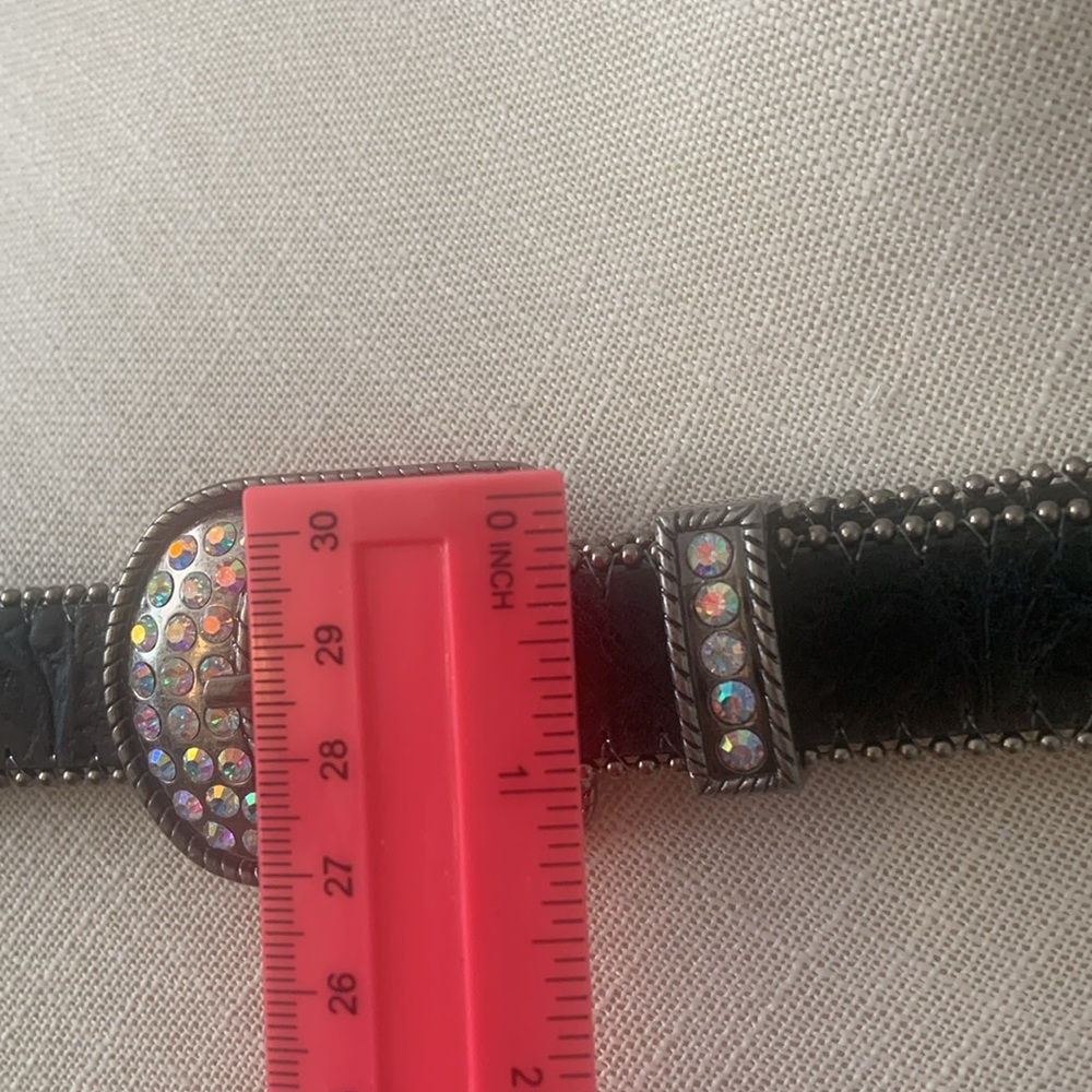 NWT Roper Leather Belt Sz L 34-36 with Bling! Price now FIRM - Picture 17 of 17